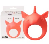 Эрекционное виброкольцо Mimi Animals Unicorn Alfie Orange