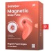 Вакуумно-волновой стимулятор клитора с вибрацией Satisfyer Magnetic Deep Pulse коралловый - фото 14