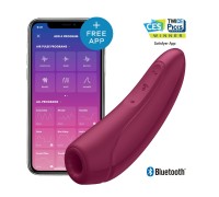 Вакуумный смарт-стимулятор клитора с вибрацией Satisfyer Curvy 1+ Rose Red