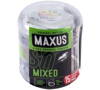 Презервативы Maxus №15 Mixed микс в пластиковом кейсе