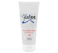 Вагинальная смазка Justglide с ароматом клубники 200 мл