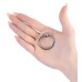 Металлическое кольцо с шариком-стимулятором под головку пениса Metal by Toyfa - фото
