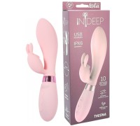 Перезаряжаемый вибратор Ideep PRO Theona розовый 