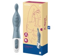 Универсальный вибратор с точечным стимулятором Satisfyer A-Mazing 2 серый