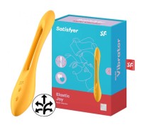 Многофункциональный вибратор для пар с гибкой основой Satisfyer Elastic Joy Dark Yellow