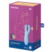 Смарт-стимулятор клитора и половых губ с вибрацией Satisfyer Threesome 4 голубой - фото 5