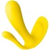 Анально-вагинальный смарт-стимулятор для ношения Satisfyer Top Secret Plus желтый - фото 2