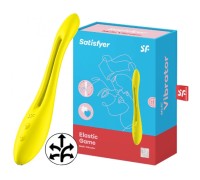 Многофункциональный вибратор для пар с гибкой основой Satisfyer Elastic Game Yellow