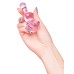 Cтеклянная анальная втулка Sexus Glass розового цвета 10 см - фото