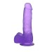 Фиолетовый фаллос Jelly Studs Crystal Dildo Medium 18 см - фото 2