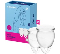 Набор менструальных чаш Satisfyer Feel Confident, прозрачный