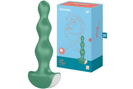 Анальная виброёлочка Satisfyer Lolli-Plug 2 зеленая