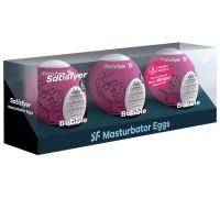 Набор яиц-мастурбаторов Satisfyer Masturbator Eggs Bubble 3 шт