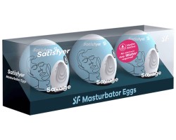 Набор яиц-мастурбаторов Satisfyer Masturbator Eggs Savage 3 шт