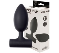 Анальная пробка Spice It Up New Edition с отверстием для вибропули