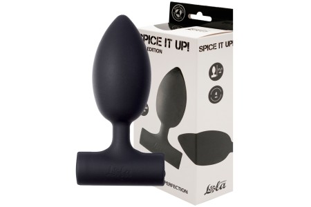 Анальная пробка Spice It Up New Edition с отверстием для вибропули