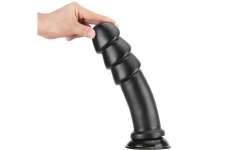 ДЕФОРМИРОВАННАЯ УПАКОВКА Черный фаллоимитатор X-Men Butt Plug 28 см