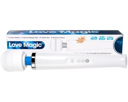 Мощный вибромассажер Love Magic White