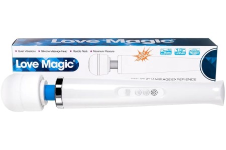 Мощный вибромассажер Love Magic White