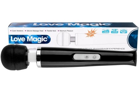 Мощный вибромассажер Love Magic Black