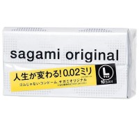 Полиуретановые презервативы Sagami Original 0,02 L-size 10 шт
