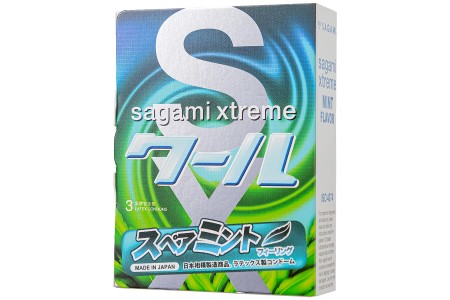 Презервативы с мятой Sagami Xtreme Mint 3 шт