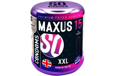 Презервативы Maxus №15 XXL увеличенного размера в металлическом кейсе