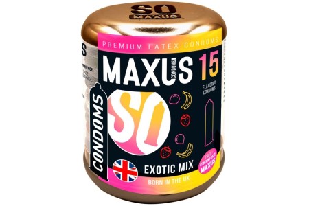 Презервативы Maxus №15 Exotic Mix экзотический микс в металлическом кейсе