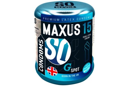 Презервативы Maxus №15 G Spot для стимуляции точки G в металлическом кейсе