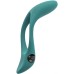 Эрекционное кольцо с двойной вибростимуляцией Pure Passion Stardust Green - фото 1