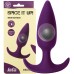 Анальная пробка со смещенным центром тяжести Spice it up Delight Ultraviolet - фото