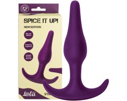 Анальный стимулятор из медицинского силикона Spice It Up Starter фиолетовый
