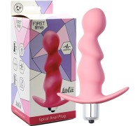 Анальная пробка с вибрацией Spiral Anal Plug Pink