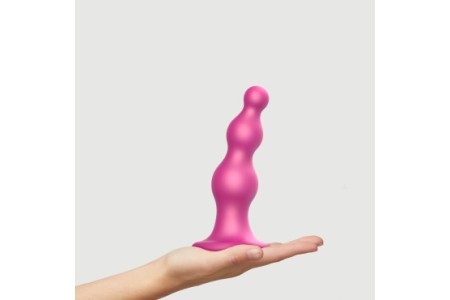 Фаллоимитатор Strap-On-Me Dildo Beads L розовый 16 см