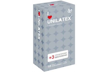 Точечные презервативы Unilatex Dotted 15 шт