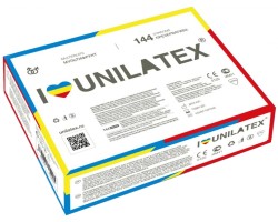 Цветные и ароматизированные презервативы Unilatex Multifruits 144 шт