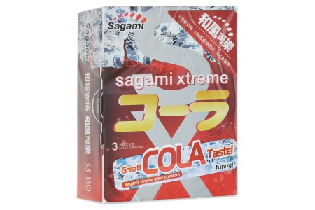 Презервативы Sagami №3 Xtreme Cola ультратонкие