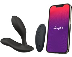 DEMO Регулируемый смарт-вибромассажер простаты We-Vibe Vector Plus черный
