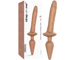 Фаллоимитатор Strap-On-Me Switch Plug-In Realistic L карамель