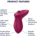 Клиторальный вибростимулятор Satisfyer Exciterrr бордовый - фото 4