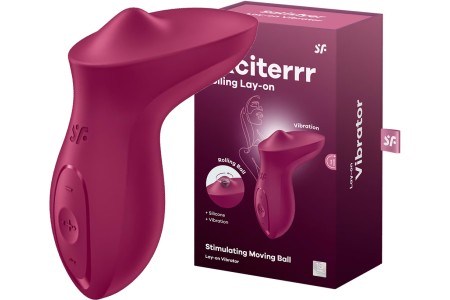 Клиторальный вибростимулятор Satisfyer Exciterrr бордовый