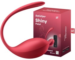 Мощный смарт-вибростимулятор Satisfyer Shiny Petal красный