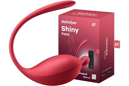 Мощный смарт-вибростимулятор Satisfyer Shiny Petal красный