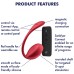 Мощный смарт-вибростимулятор Satisfyer Shiny Petal красный - фото 4