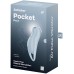 Вакуумно-волновой стимулятор клитора с вибрацией Satisfyer Pocket Pro 1 голубой - фото 5
