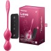 Вагинальные смарт-шарики с вибрацией Satisfyer Love Birds 2 красные - фото