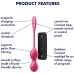 Вагинальные смарт-шарики с вибрацией Satisfyer Love Birds 2 красные - фото 4