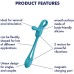 Многофункциональный вибратор для пар с гибкой основой Satisfyer Plug & Play 1 голубой - фото 4