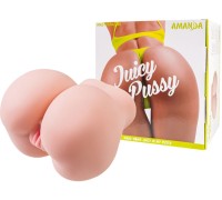 Реалистичный мастурбатор-попка с двумя отверстиями Juicy Pussy Amanda