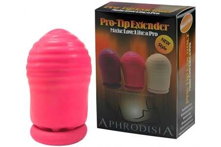 Удлиняющая насадка из латекса Pro-​Tip Extender розовая